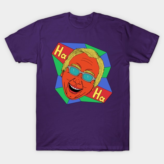 Laughing Man (Artist Self-Portrait) T-Shirt by AzureLionProductions